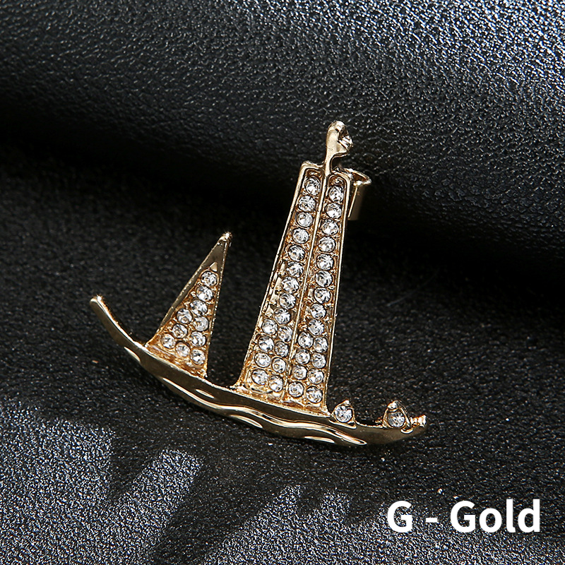 Broche estilo borla de cadena para hombre, regalo de joyería hecho a mano