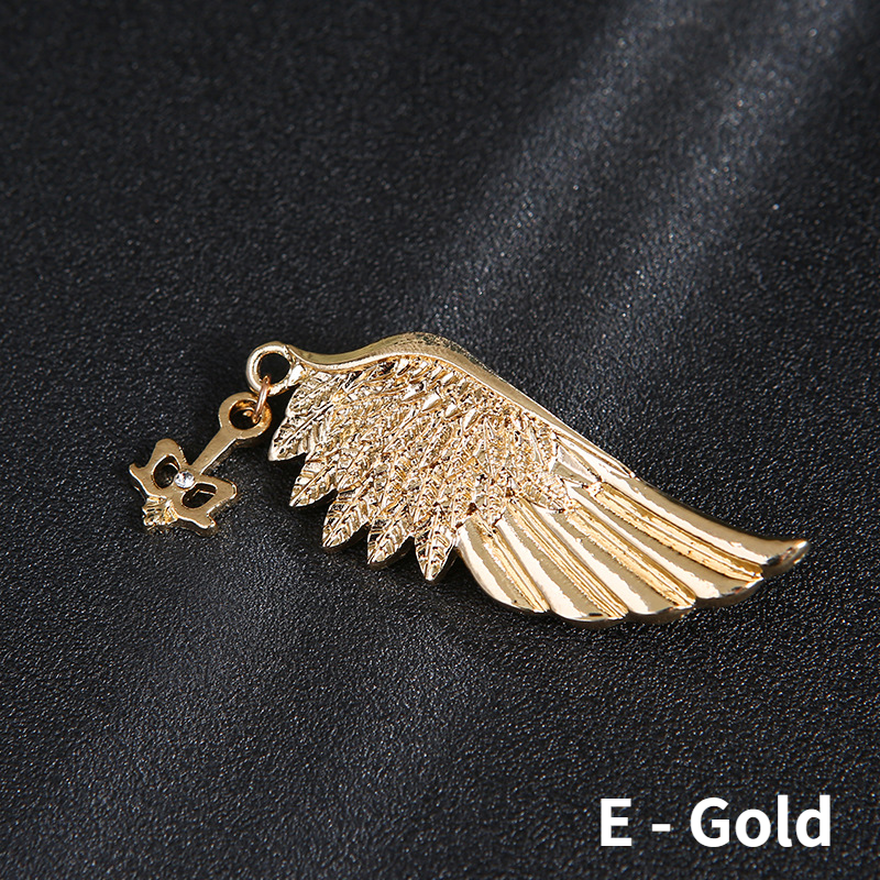 Broche estilo borla de cadena para hombre, regalo de joyería hecho a mano