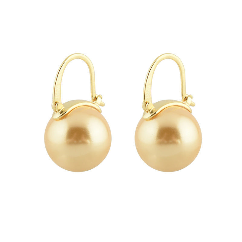 Black Pearl Earrings | Available in White, Champagne, Grey, Gold and Black | Pearl Dangle Earrings