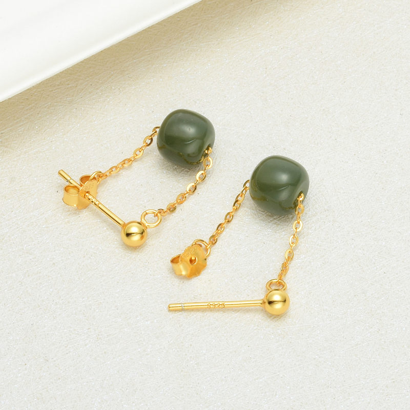 Pearl Dangle Earrings | Faux Pearl Earrings | Dangle Pearl Earrings with Silver Pins (10mm)