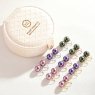 pearl drop earrings