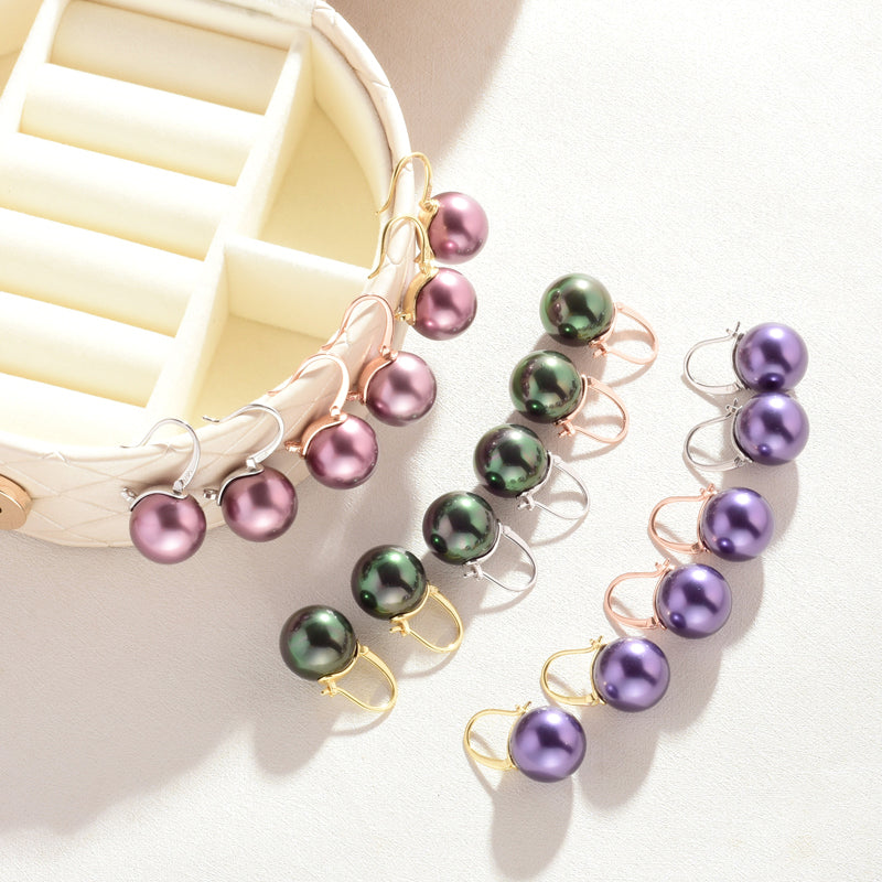 pearl dangle earrings