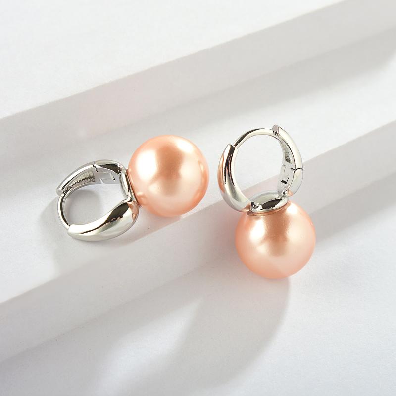 Neue, elegante Perlenohrringe für Damen in einer 14 Karat vergoldeten Setbox, mit kostenlosem Schmuck-Organizer, Muttertagsgeschenk