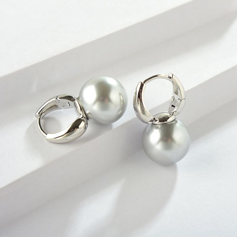 Neue, elegante Perlenohrringe für Damen in einer 14 Karat vergoldeten Setbox, mit kostenlosem Schmuck-Organizer, Muttertagsgeschenk