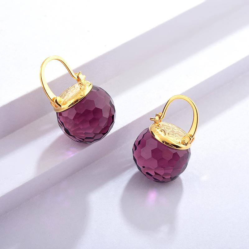 Crystal Ball Crystal Drop Earrings Available with Gold and Silver Clasp Set Box, with Free Jewelry Organizer, Mother's Day Gift