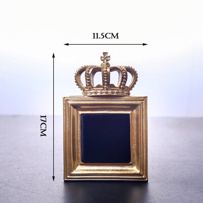 Palace royal style jewelry display stand gold crown photo frame earrings storage shooting props jewelry ornaments