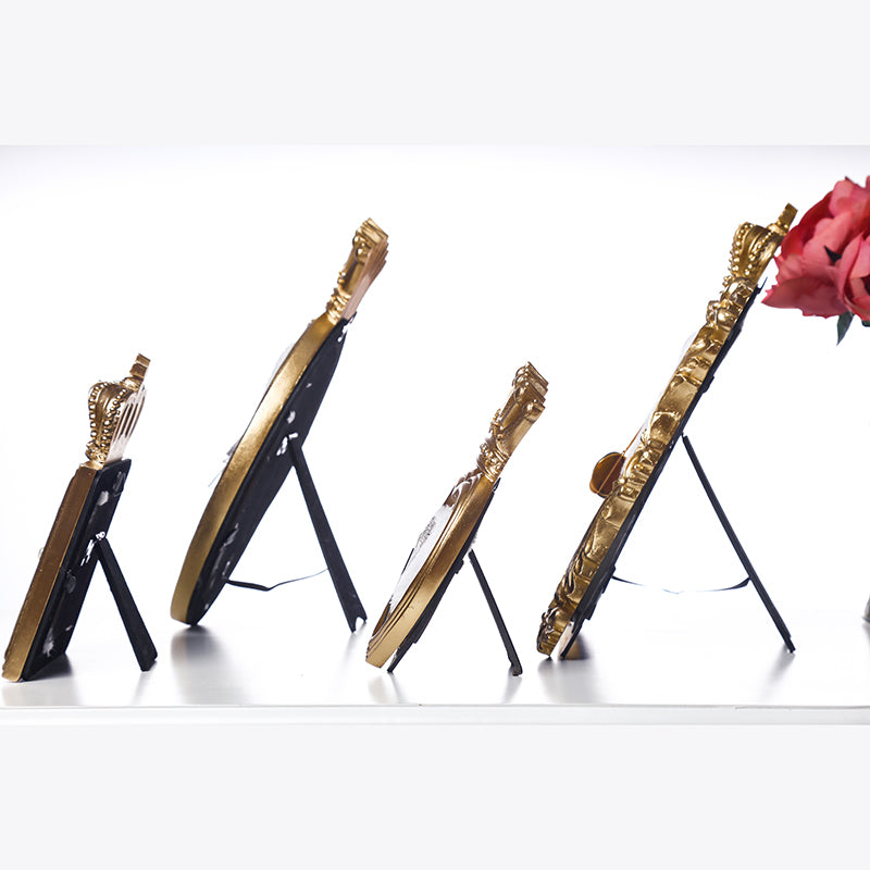 Palace royal style jewelry display stand gold crown photo frame earrings storage shooting props jewelry ornaments