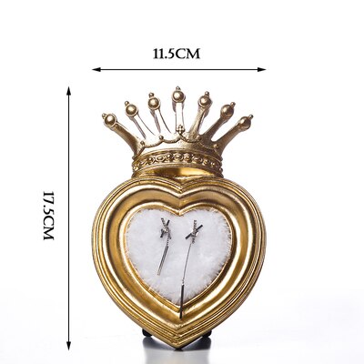 Palace royal style jewelry display stand gold crown photo frame earrings storage shooting props jewelry ornaments