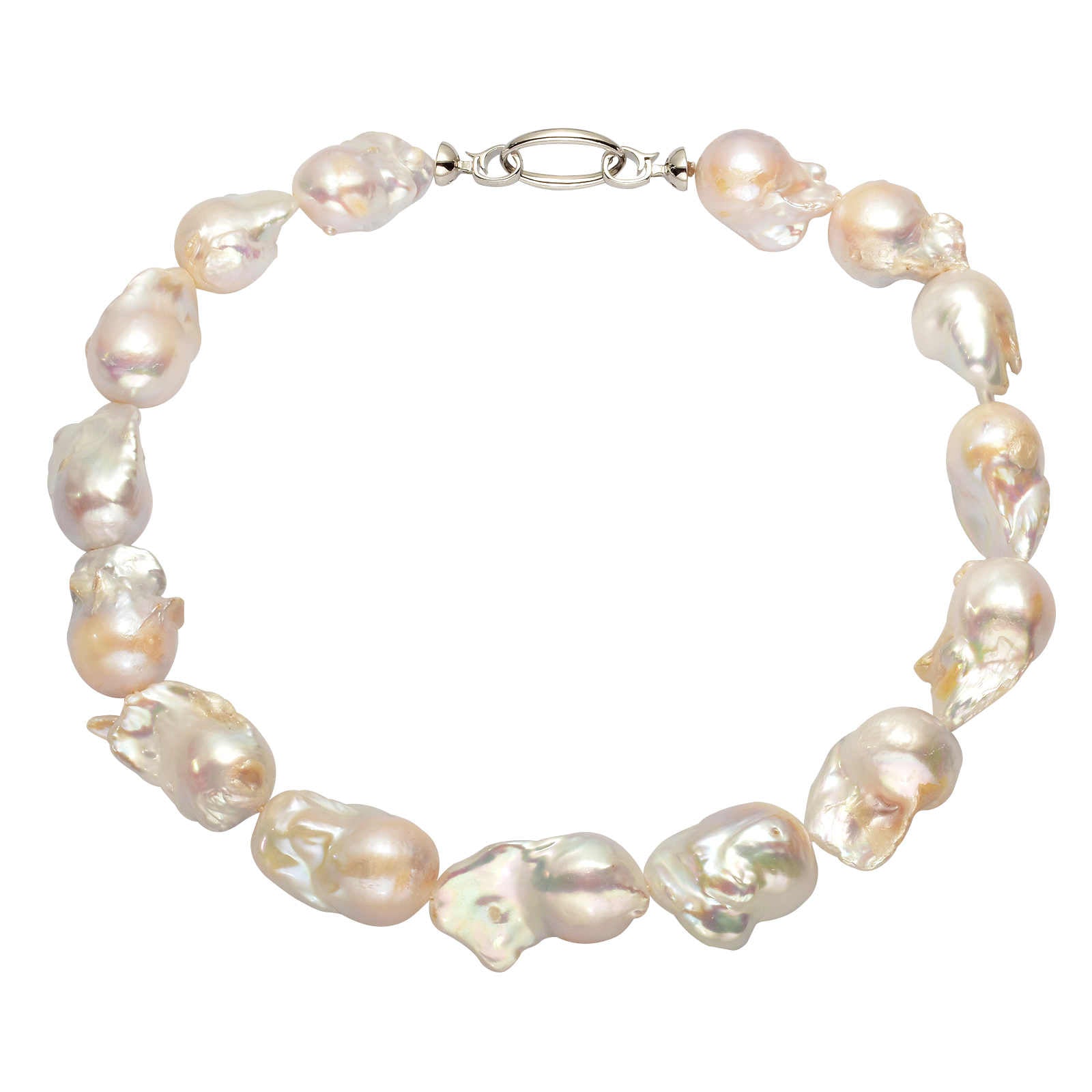 High luster freshwater pearl necklace