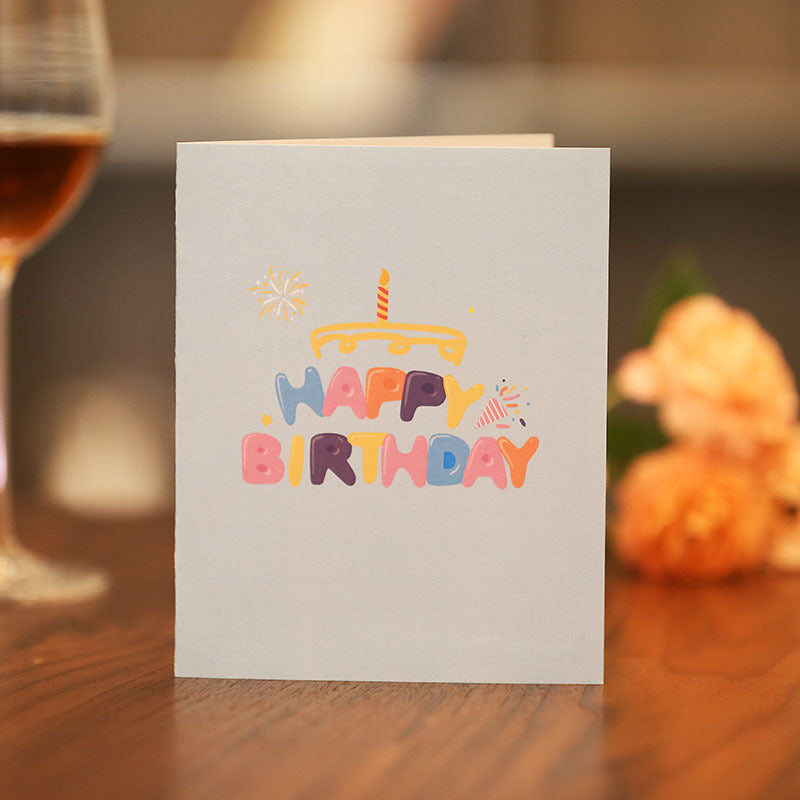 3D birthday Cards for Children Pop Up Greeting Cards, Funny Unique 3D Holiday Postcards