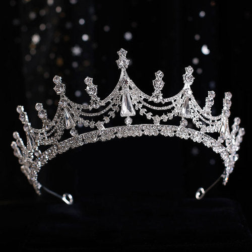 Wedding Tiaras | Pearl Wedding Crown | Diamond Bridal Crown for Wedding