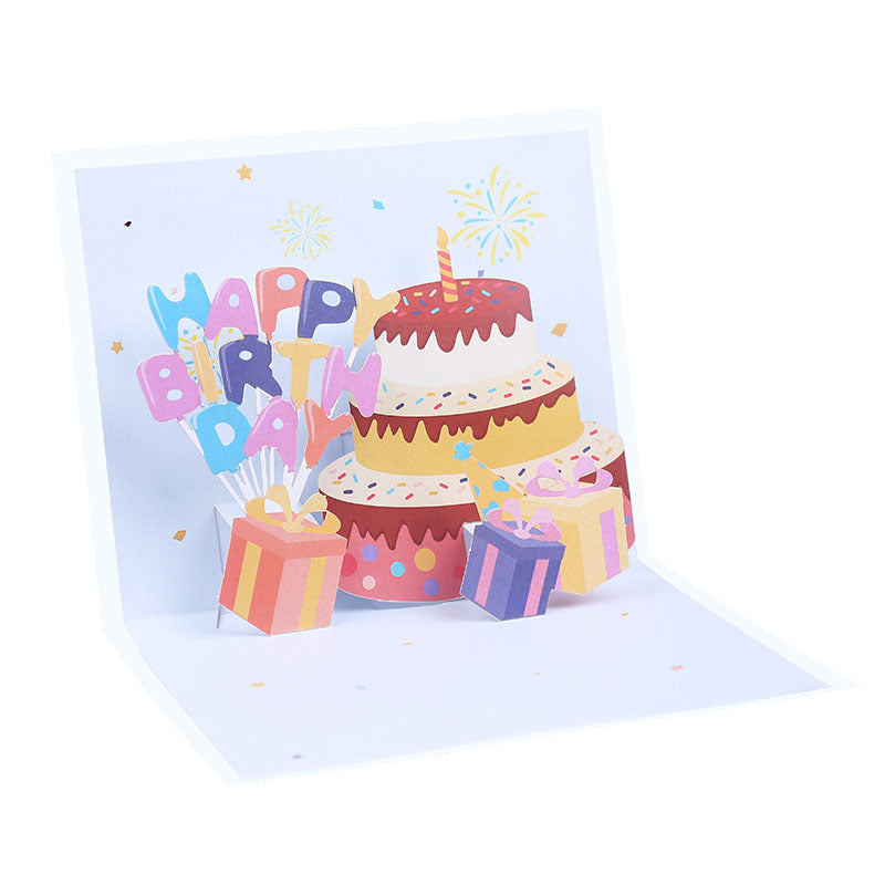 3D birthday Cards for Children Pop Up Greeting Cards, Funny Unique 3D Holiday Postcards