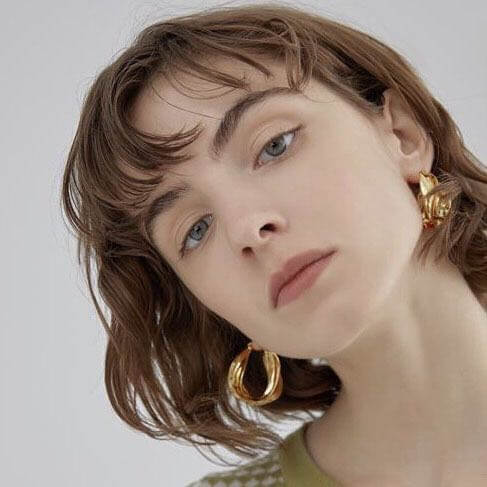 Tornado style Dainty Drop Earrings Handmade designer Jewelry