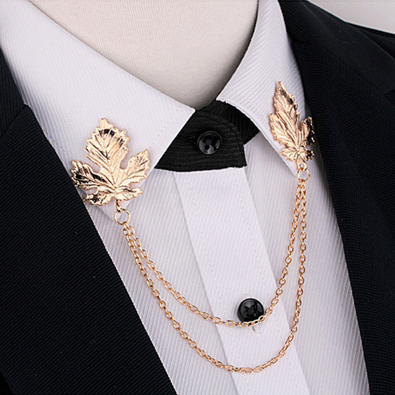 Chain Tassel Style Brooch for Men