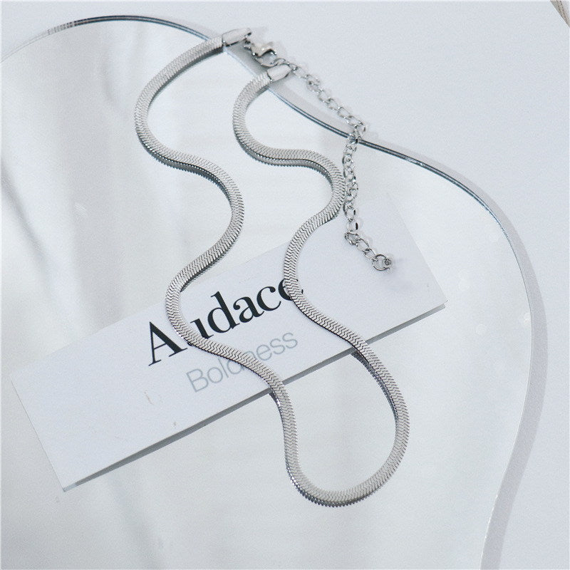 Snake Chain | Basic Snake Chain Necklace | Snake Chain in Gold and Silver