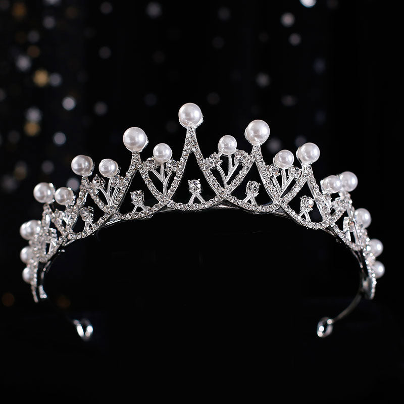 Wedding Tiaras | Pearl Wedding Crown | Diamond Bridal Crown for Wedding