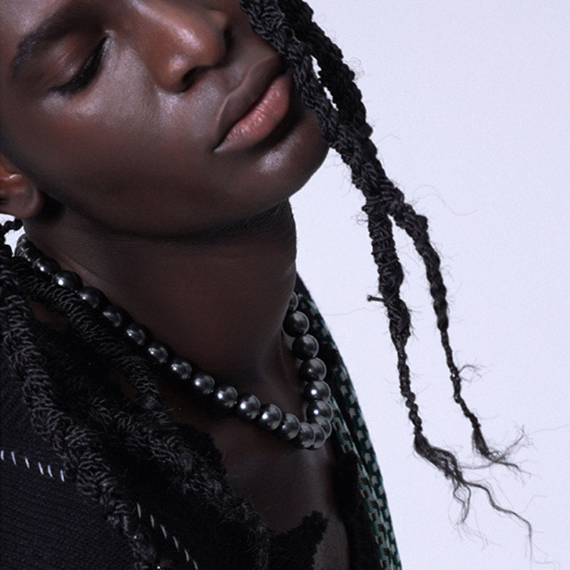 Black Pearl Necklace | Shell Pearl Necklace Men | Mens Pearl Necklace Choker