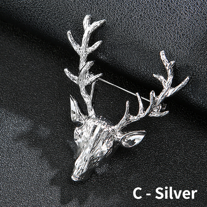 Broche estilo borla de cadena para hombre, regalo de joyería hecho a mano