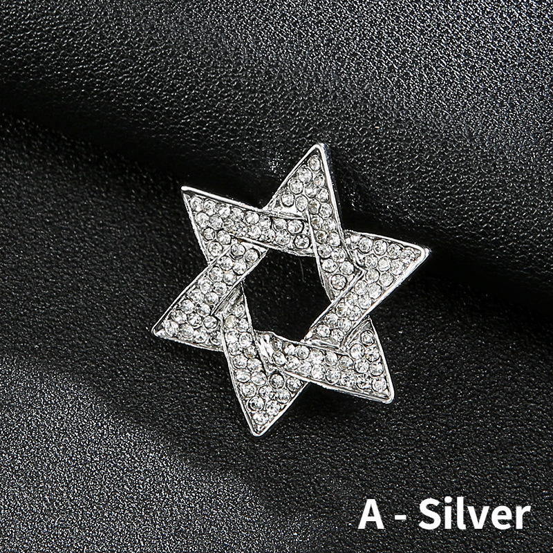 Broche estilo borla de cadena para hombre, regalo de joyería hecho a mano