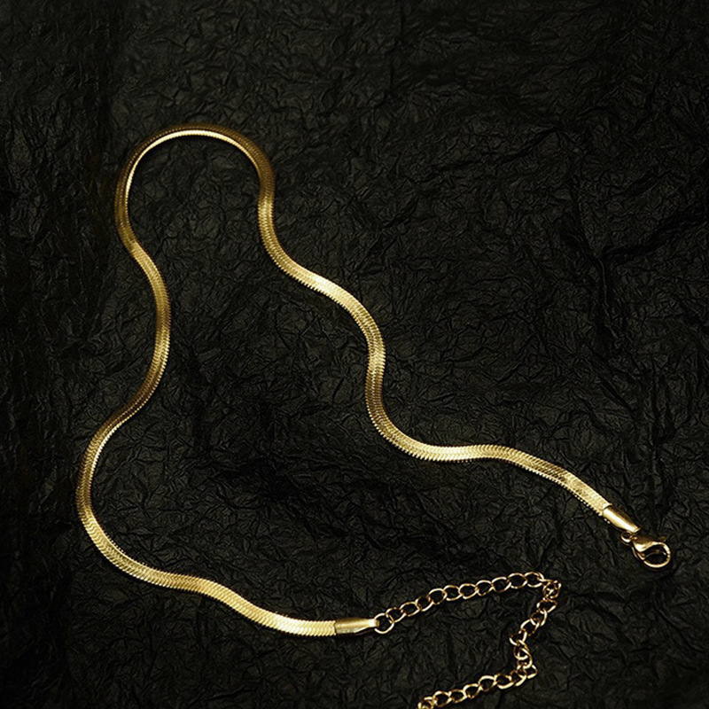 Snake Chain | Basic Snake Chain Necklace | Snake Chain in Gold and Silver