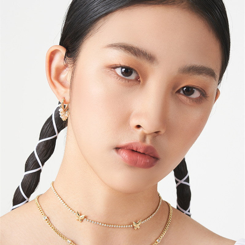 Ethnic Pearl Hoop Earrings | Real Pearl Drop Earrings | Small Pearl Tassel Earrings with Sterling Silver Pins