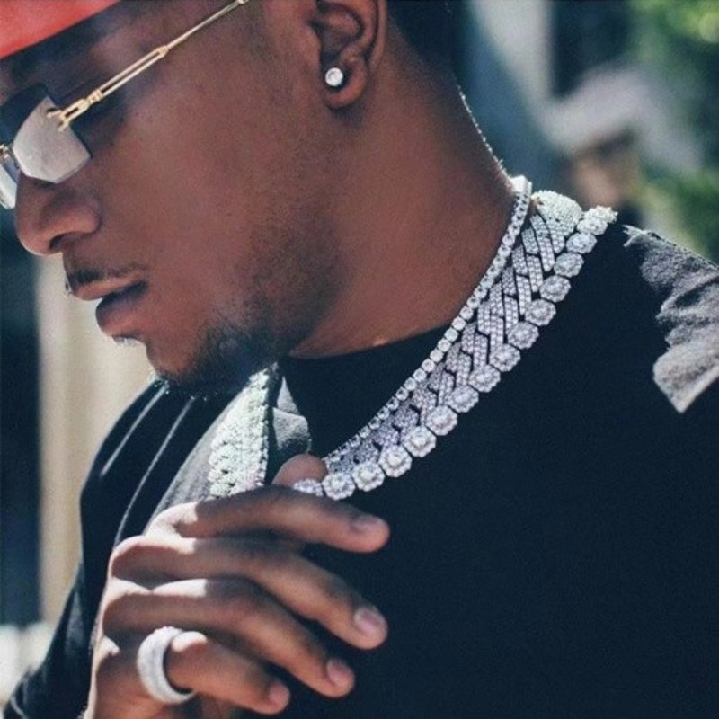 Cubic Zirconia Necklace and Bracelet | Hip-Hop Zircon Chain for Men and Women