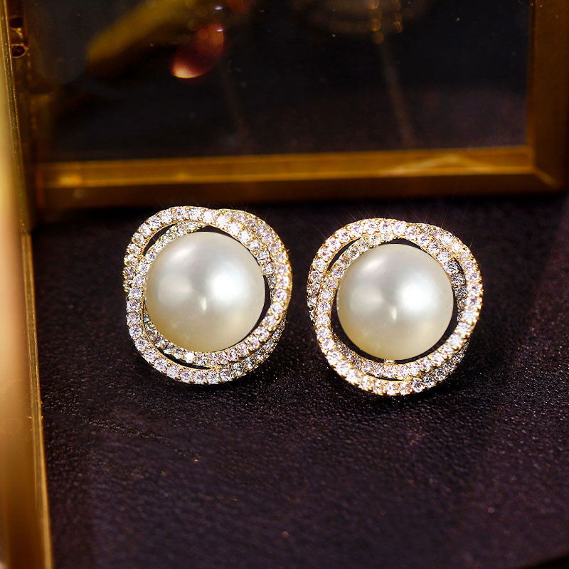 real pearl earrings freshwater pearl earring pearl diamond earrings
