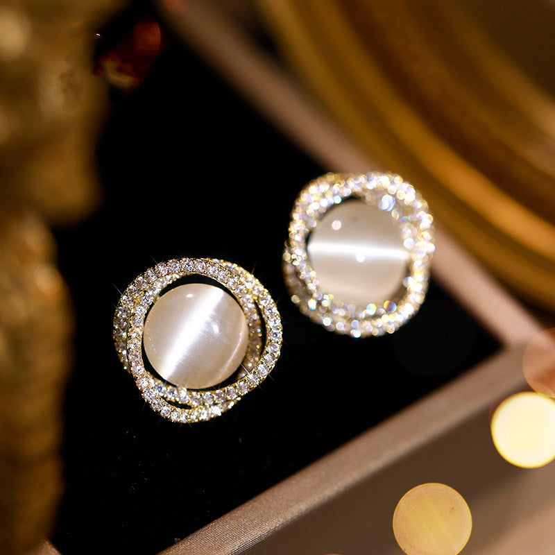 opal moonstone earrings