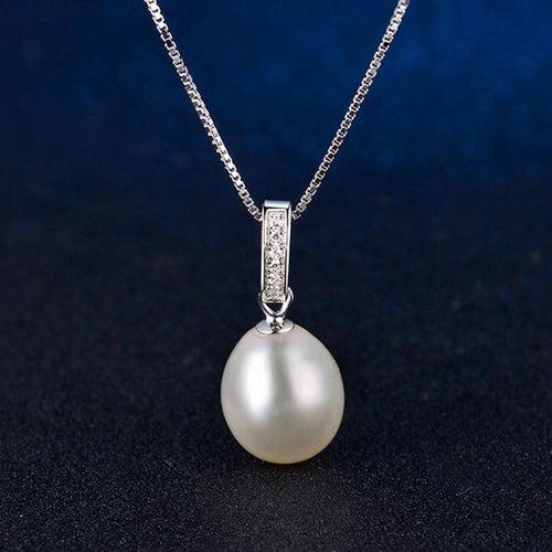 Pearl Pendant Necklace Gold | Freshwater Pearl Necklace |  Teardrop Dainty Pearl Necklace Designs