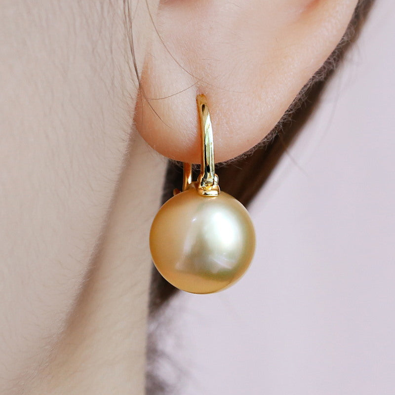 Black Pearl Earrings | Available in White, Champagne, Grey, Gold and Black | Pearl Dangle Earrings