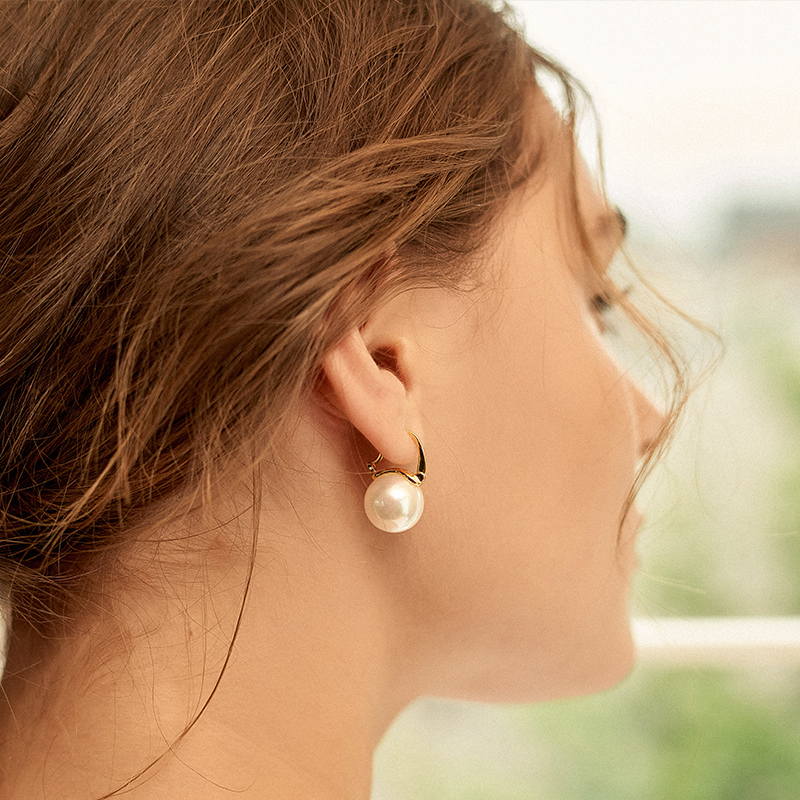 Boucles d'oreilles pendantes en perles défectueuses en quantité limitée