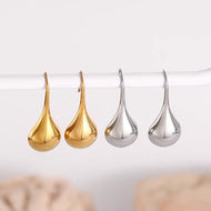 Chic Teardrop Earrings Gold and Silver Hook Earrings
