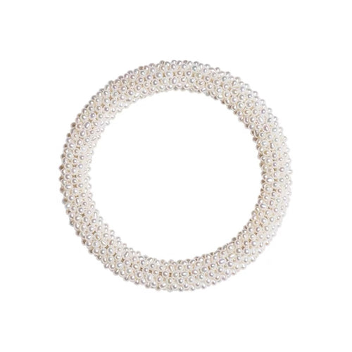 Handmade AAA Freshwater Pearl Bracelet High Luster Multi Strand Pearl Bangle Best Gift to Mom