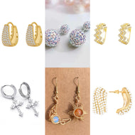 Jewelry Mystery Box | 3 Pieces of Fine Jewelry Big Diamond Rings and Earrings