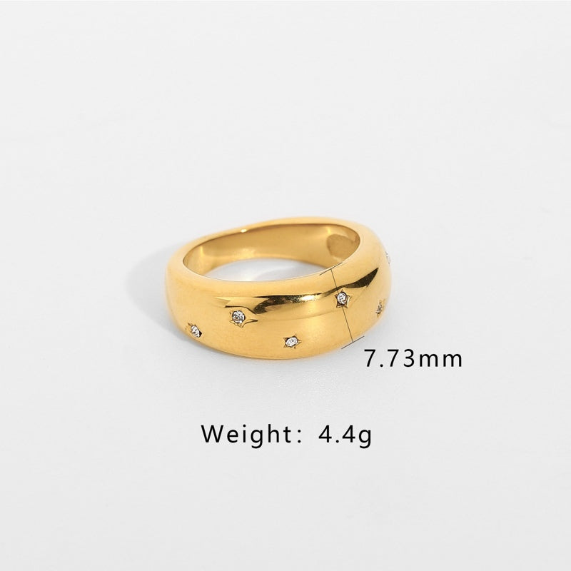 Unique Red Sapphire and White Zircon Ring – Aria Jewelry Design