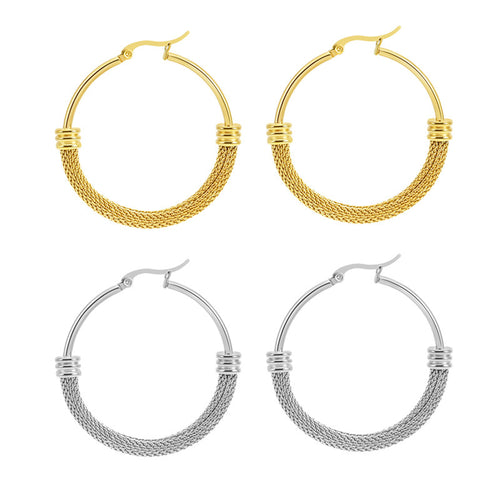 Designed Hoop Earrings | Huggie Circle Earrings | Large Hoop Earrings for Women