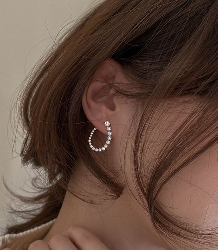 Crystal Drop Earrings Created Shooting Stars