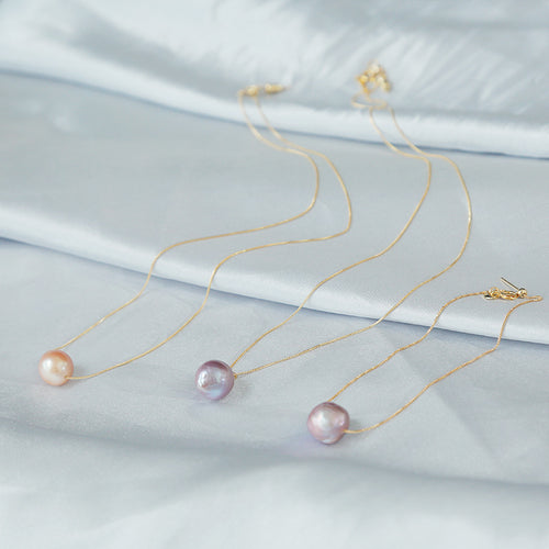 Baroque Freshwater Pearl Necklace Handmade Jewelry