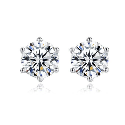 Moissanite Diamond Earrings Handmade Jewelry