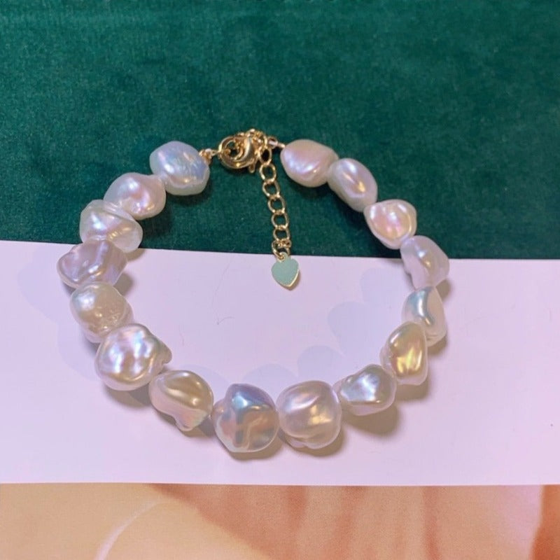 9-10mm Tahitian South Sea Pearl Bracelet - AAAA Quality - Pure Pearls