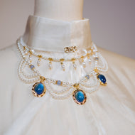 Vintage Pearl Necklace | Pearl Choker Necklace | Layered Pearl Necklace