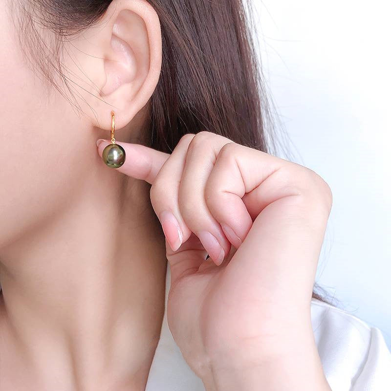 14mm pearl earrings discount