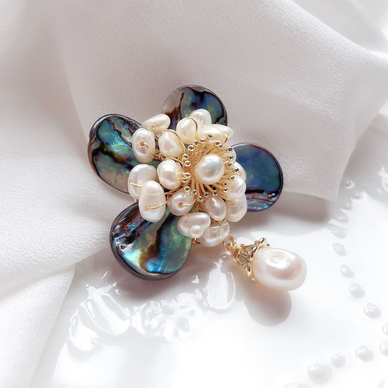Sisslia Butterfly Brooch Brooch Feather Brooch Pearl Brooches for