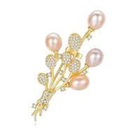 Royal style Branch Pearl Brooch