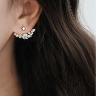 Wing Shaped Earring Jackets | Diamond Earring Jackets | Pearl Earring Jackets for Studs