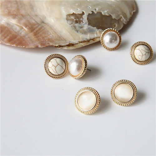 18K Gold Earrings Handmade Jewelry