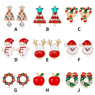 Christmas Earrings Handmade Christmas Costume Jewelry Gift