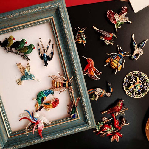 Premium Original Bird Pigeon Lapel Pin Brooch-HugeTomato jewellry