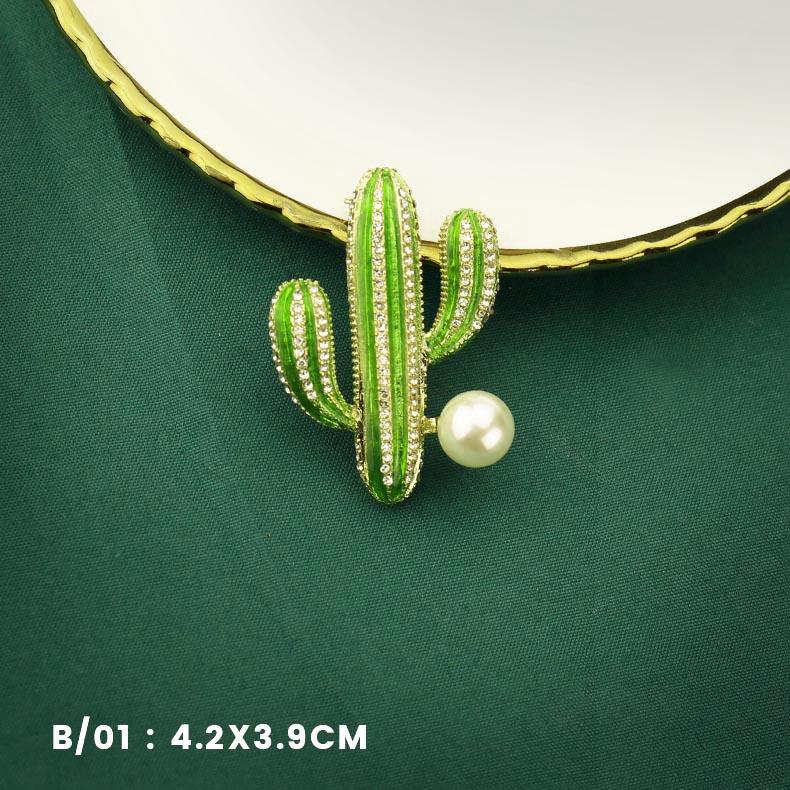 Vintage Brooch Tropical Plant Art Collection with Pearls – Huge Tomato