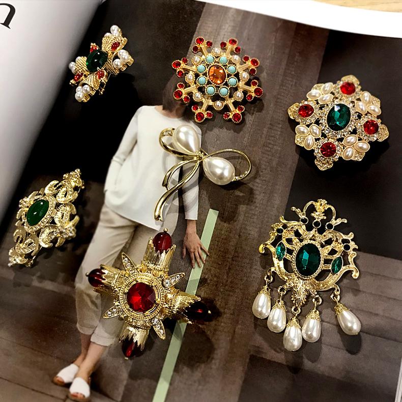 Pearl Flower Brooches For Women, Fashion Multicolor Rhinestone Jewelry,  Women's Brooches & Pins, Brooch Pins For Women Fashion